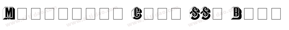 Monologue Caps SSi Bold Italic Small Caps字体转换